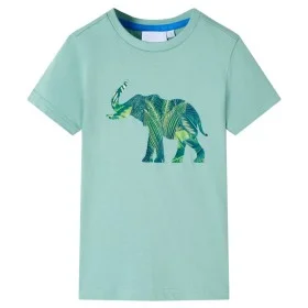 Camiseta infantil caqui claro 128 de , Camisetas para niños - Ref: Foro24-12292, Precio: 8,06 €, Descuento: %