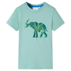 Camiseta infantil caqui claro 104 de , Camisetas para niños - Ref: Foro24-12290, Precio: 8,06 €, Descuento: %