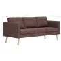 3 seater brown fabric sofa by vidaXL, Sofas - Ref: Foro24-281354, Price: 307,85 €, Discount: %