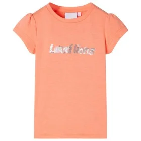 Camiseta infantil de manga casquillo naranja neón 104 de , Camisetas para niños - Ref: Foro24-10655, Precio: 8,12 €, Descuent...