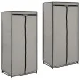 Armarios 2 unidades gris 75x50x160 cm de vidaXL, Armarios roperos - Ref: Foro24-282444, Precio: 39,76 €, Descuento: %
