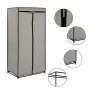 Armarios 2 unidades gris 75x50x160 cm de vidaXL, Armarios roperos - Ref: Foro24-282444, Precio: 39,76 €, Descuento: %