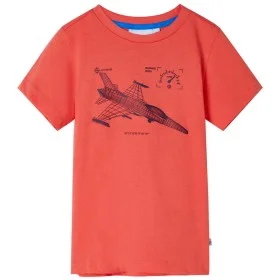 Camiseta infantil rojo claro 116 de , Camisetas para niños - Ref: Foro24-11651, Precio: 7,93 €, Descuento: %