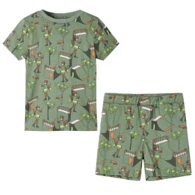 Pijama de manga corta infantil caqui claro 92 de , Pijamas de niños - Ref: Foro24-12509, Precio: 10,64 €, Descuento: %