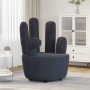 Sillón en forma de mano de terciopelo negro en Sillones | Comprar online en Foru.es