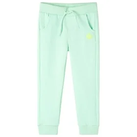 Pantalones de chándal infantiles verde brillante 128 de , Pantalones de niños - Ref: Foro24-11922, Precio: 12,02 €, Descuento: %