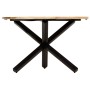 Mesa de comedor redonda de madera maciza de mango 120x76 cm de vidaXL, Mesas de cocina y de comedor - Ref: Foro24-282762, Pre...