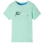 Camiseta infantil de manga corta verde claro 140 de , Camisetas para niños - Ref: Foro24-12093, Precio: 8,06 €, Descuento: %