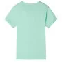Camiseta infantil de manga corta verde claro 140 de , Camisetas para niños - Ref: Foro24-12093, Precio: 8,06 €, Descuento: %