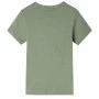 Camiseta infantil de manga corta caqui claro 104 de , Camisetas para niños - Ref: Foro24-12210, Precio: 8,12 €, Descuento: %