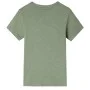Camiseta infantil de manga corta caqui claro 128 de , Camisetas para niños - Ref: Foro24-12212, Precio: 8,12 €, Descuento: %