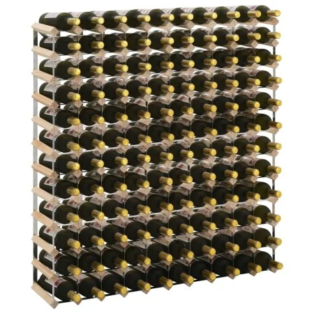 Botellero para 120 botellas de madera maciza de pino de vidaXL, Botelleros - Ref: Foro24-282472, Precio: 162,45 €, Descuento: %