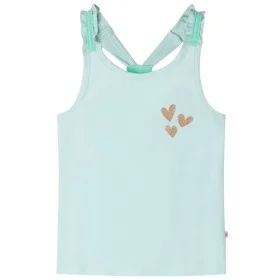 Camiseta de tirantes infantil verde menta claro 92 de , Camisetas para niños - Ref: Foro24-10524, Precio: 7,93 €, Descuento: %