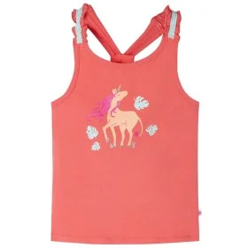 Camiseta de tirantes infantil color coral 92 de , Camisetas para niños - Ref: Foro24-10674, Precio: 8,39 €, Descuento: %
