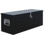 Caja de aluminio 1085x370x400 mm negra de vidaXL, Cajas de herramientas - Ref: Foro24-144846, Precio: 368,42 €, Descuento: %