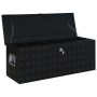 Caja de aluminio 1085x370x400 mm negra de vidaXL, Cajas de herramientas - Ref: Foro24-144846, Precio: 368,42 €, Descuento: %