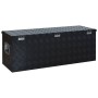 Caja de aluminio 1085x370x400 mm negra de vidaXL, Cajas de herramientas - Ref: Foro24-144846, Precio: 368,42 €, Descuento: %