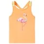 Camiseta de tirantes infantil naranja 140 de , Camisetas para niños - Ref: Foro24-11148, Precio: 8,30 €, Descuento: %