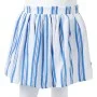 Falda infantil azul cobalto y blanco 140 de , Pantalones de niños - Ref: Foro24-11478, Precio: 11,04 €, Descuento: %