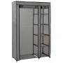Armarios plegables 2 unidades de tela gris 110x45x175 cm de vidaXL, Armarios roperos - Ref: Foro24-282425, Precio: 71,90 €, D...