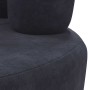 Sillón en forma de mano de terciopelo negro en Sillones | Comprar online en Foru.es