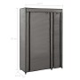 Armarios plegables 2 unidades de tela gris 110x45x175 cm de vidaXL, Armarios roperos - Ref: Foro24-282425, Precio: 75,84 €, D...