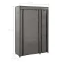 Armarios plegables 2 unidades de tela gris 110x45x175 cm de vidaXL, Armarios roperos - Ref: Foro24-282425, Precio: 71,90 €, D...