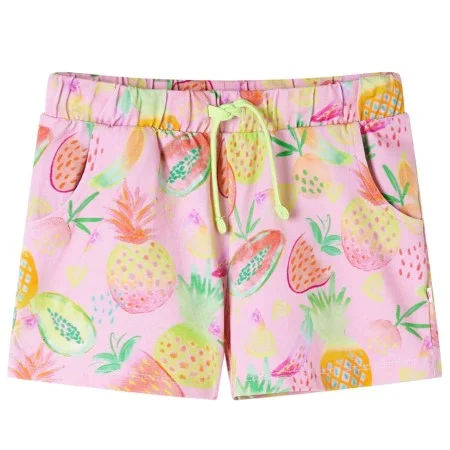 Pantalón corto infantil con cordón rosa suave 116 de , Pantalones de niños - Ref: Foro24-10951, Precio: 10,44 €, Descuento: %