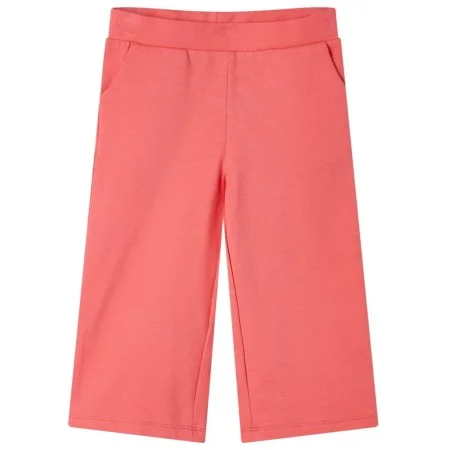 Pantalón infantil con perneras anchas coral 92 de , Pantalones de niños - Ref: Foro24-11044, Precio: 10,64 €, Descuento: %