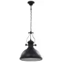 Schwarze runde Deckenleuchte E27 von vidaXL, Lampen - Ref: Foro24-281624, Preis: 57,12 €, Rabatt: %