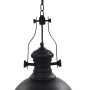 Lámpara de techo redonda negra E27 de vidaXL, Lámparas - Ref: Foro24-281624, Precio: 58,02 €, Descuento: %