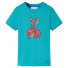 Camiseta infantil de manga corta color verde menta oscuro 116 de , Camisetas para niños - Ref: Foro24-11871, Precio: 8,19 €, ...