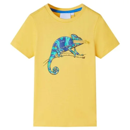Camiseta infantil de manga corta ocre claro 116 de , Camisetas para niños - Ref: Foro24-12011, Precio: 8,12 €, Descuento: %