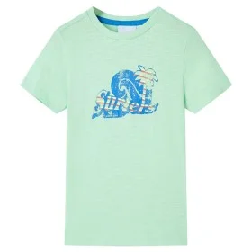 Camiseta infantil verde claro 116 de , Camisetas para niños - Ref: Foro24-12556, Precio: 7,93 €, Descuento: %
