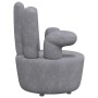 Sillón en forma de mano de terciopelo gris en Sillones | Comprar online en Foru.es