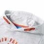 Sudadera infantil con capucha gris y naranja 140 de , Camisetas para niños - Ref: Foro24-12783, Precio: 12,74 €, Descuento: %