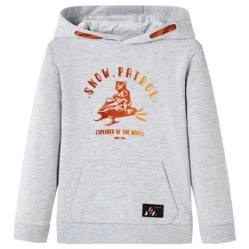 Sudadera infantil con capucha gris y naranja 116 de , Camisetas para niños - Ref: Foro24-12781, Precio: 12,74 €, Descuento: %