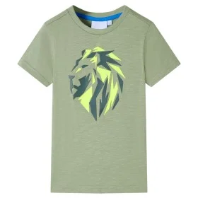 Camiseta infantil caqui claro 140 de , Camisetas para niños - Ref: Foro24-12128, Precio: 9,64 €, Descuento: %