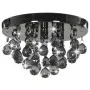 Lámpara de techo con cuentas ahumadas negro redonda G9 de vidaXL, Lámparas - Ref: Foro24-281581, Precio: 46,77 €, Descuento: %