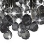 Lámpara de techo con cuentas ahumadas negro redonda G9 de vidaXL, Lámparas - Ref: Foro24-281581, Precio: 42,80 €, Descuento: %