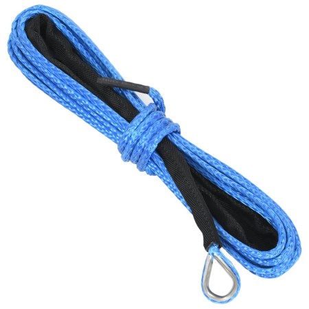 Cable de cabrestante azul 5 mm x 9 m de vidaXL, Cabrestantes - Ref: Foro24-210458, Precio: 29,03 €, Descuento: %