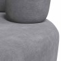 Sillón en forma de mano de terciopelo gris en Sillones | Comprar online en Foru.es