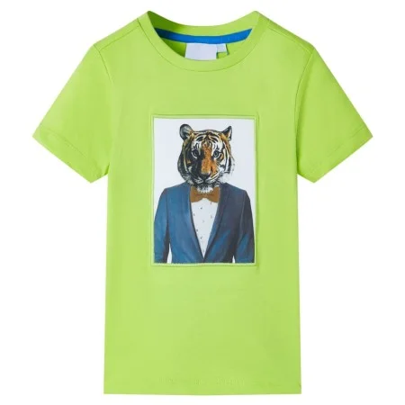 Camiseta de manga corta infantil color lima 92 de , Camisetas para niños - Ref: Foro24-11934, Precio: 8,32 €, Descuento: %