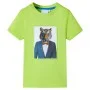 Camiseta de manga corta infantil color lima 92 de , Camisetas para niños - Ref: Foro24-11934, Precio: 8,32 €, Descuento: %