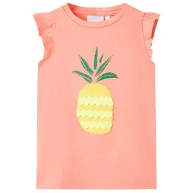 Camiseta infantil color coral neón 104 de , Camisetas para niños - Ref: Foro24-11285, Precio: 8,72 €, Descuento: %