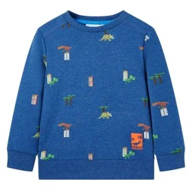 Sudadera infantil azul oscuro mélange 128 de , Camisetas para niños - Ref: Foro24-12252, Precio: 11,29 €, Descuento: %