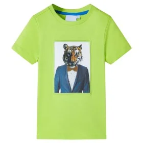 Short-sleeved lime green children's t-shirt size 116 by , Kids T-shirts - Ref: Foro24-11936, Price: 8,32 €, Discount: %