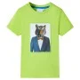 Camiseta de manga corta infantil color lima 116 de , Camisetas para niños - Ref: Foro24-11936, Precio: 8,32 €, Descuento: %