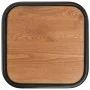 Taburetes de cocina 2 uds madera maciza de pino y acero negro de vidaXL, Taburetes de cocina - Ref: Foro24-280076, Precio: 96...