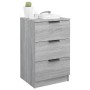 Mesitas de noche 2 unidades color gris Sonoma 40x36x65 cm de vidaXL, Mesitas de noche - Ref: Foro24-817054, Precio: 88,23 €, ...